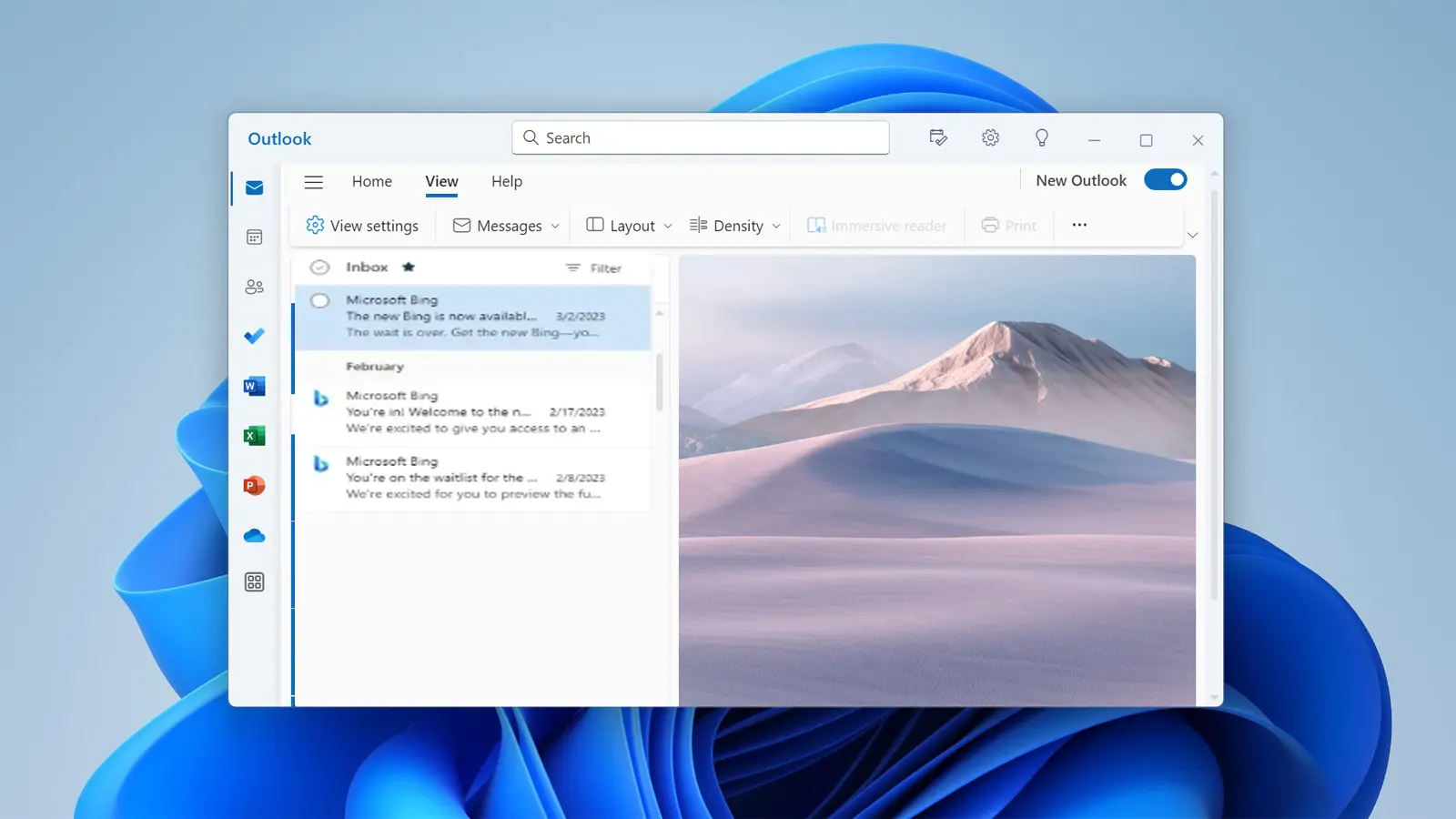 New Outlook for Windows