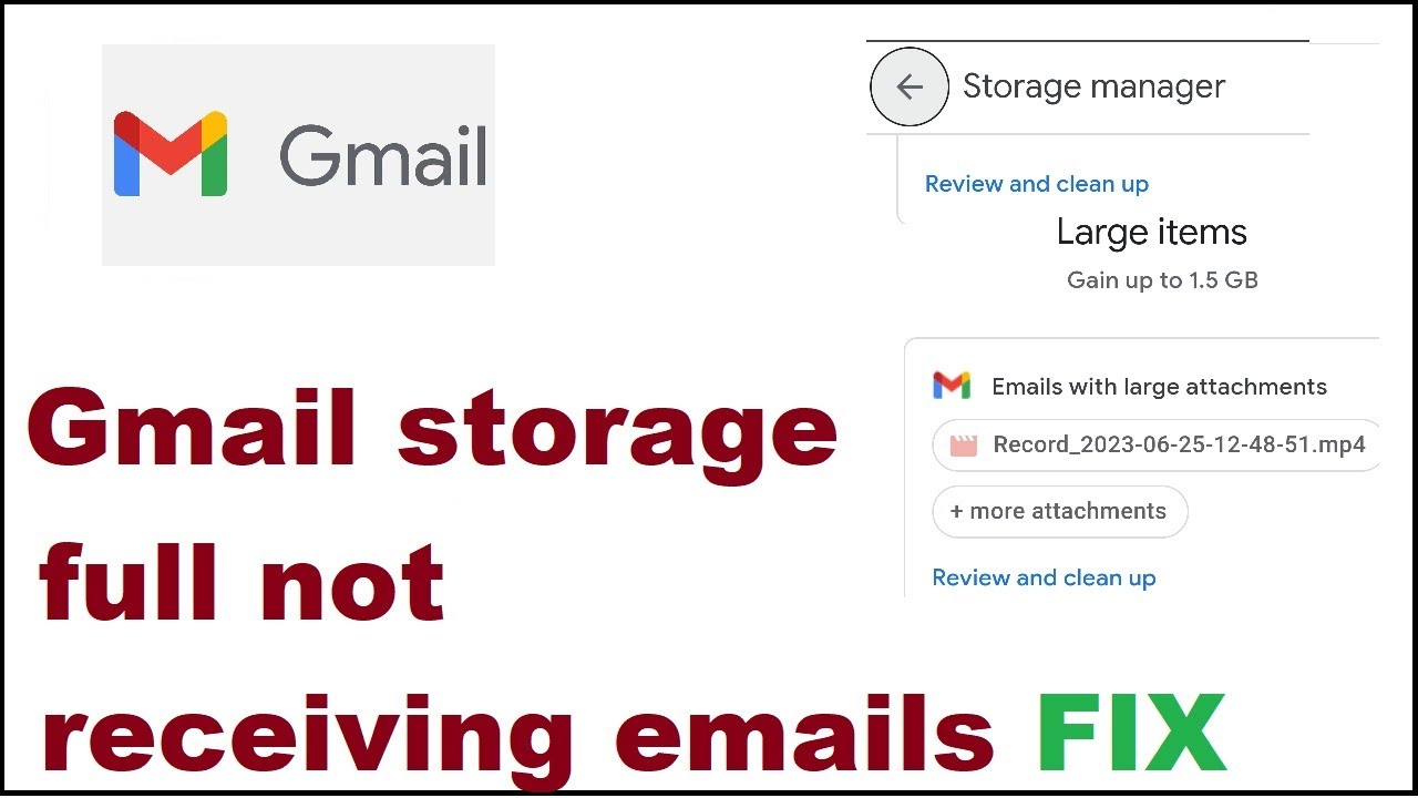 How to Resolve ‘Gmail Storage is Full and Not Receiving Emails’ Problem?