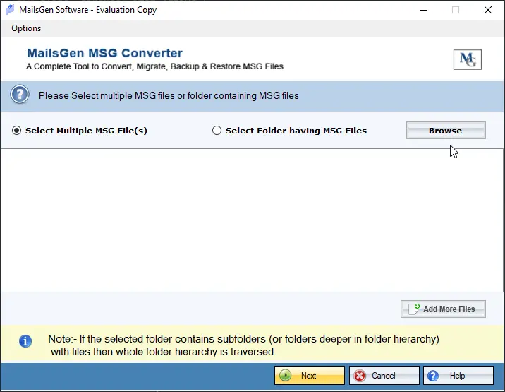 msg converter